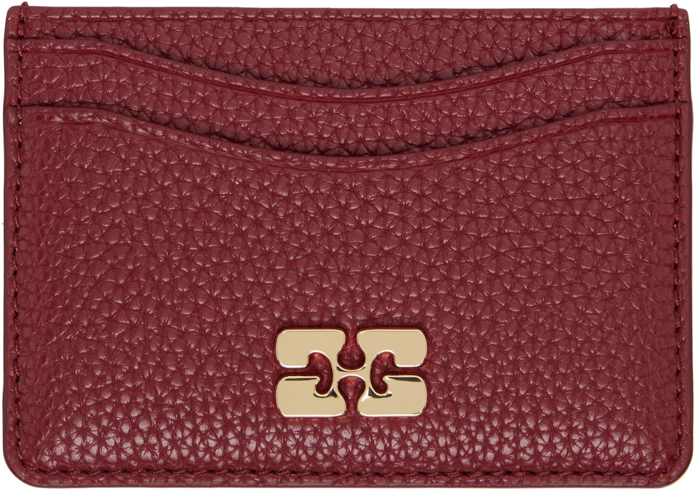 Red Bou Card Holder by GANNI