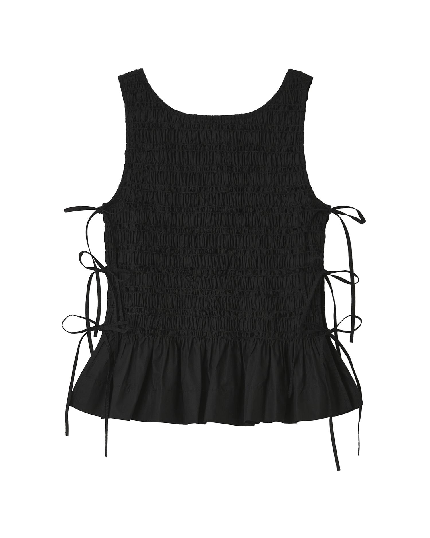 Ruched tank top by GANNI