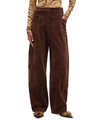 Seersucker Corduroy Pants by GANNI