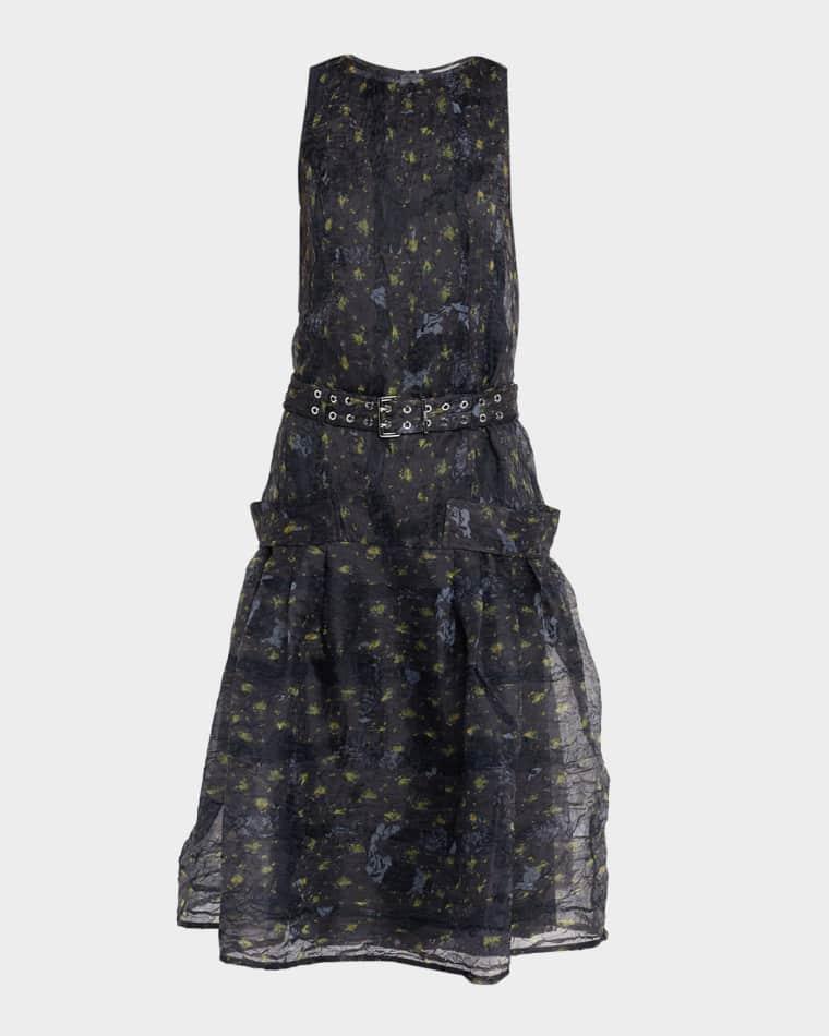 Shibori Organza Dress by GANNI