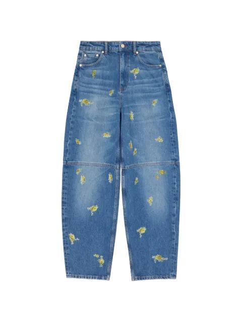 Stary paneled jeans by GANNI