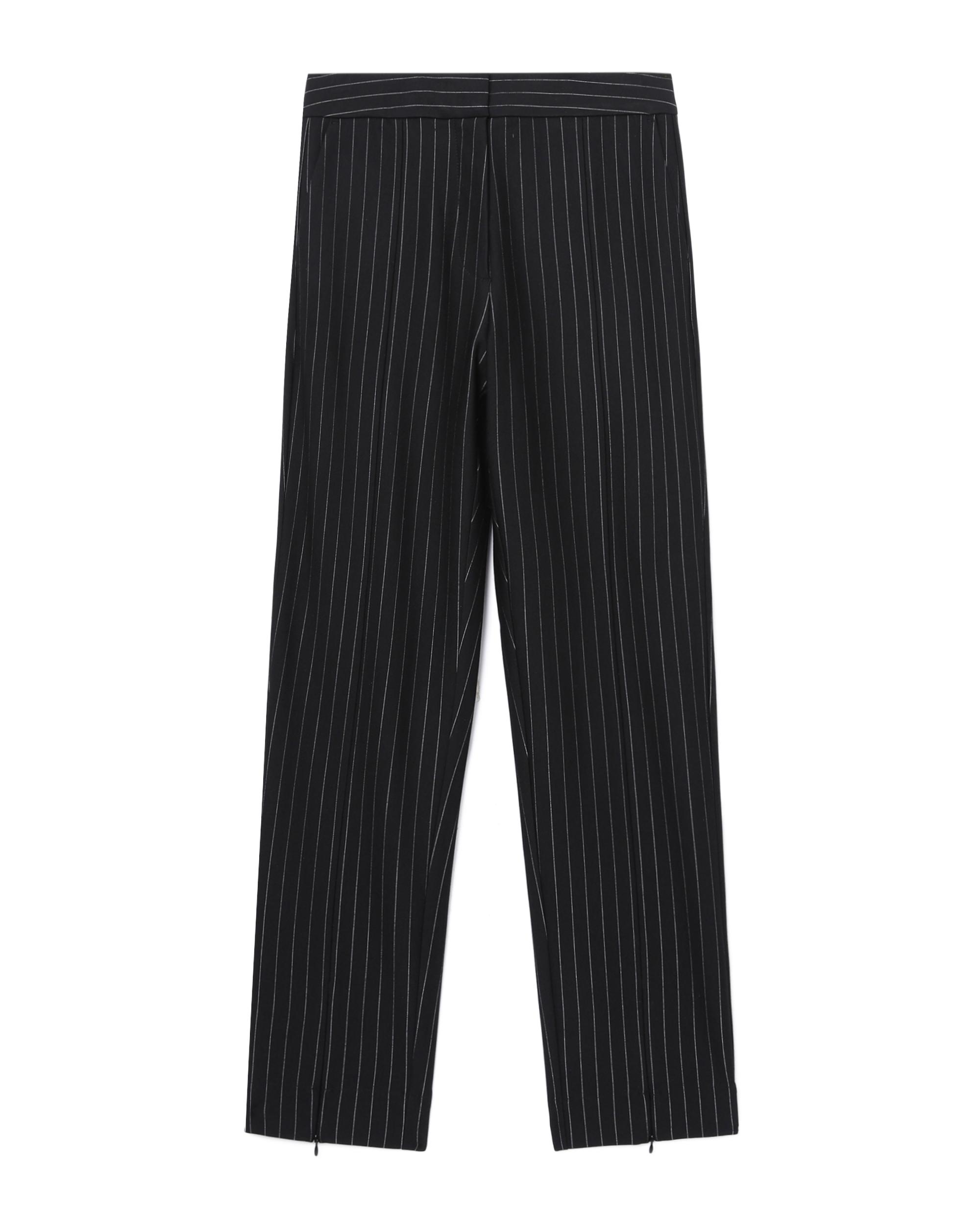 Stripe mid waist trousers by GANNI