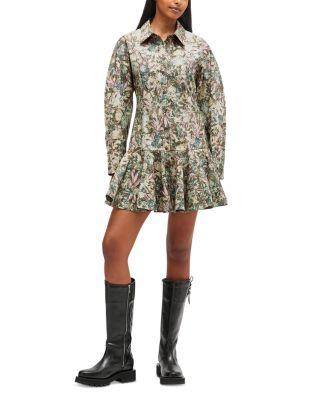 Tapestry Floral Shirt Dress by GANNI