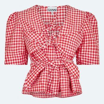 Tie Blouse by GANNI
