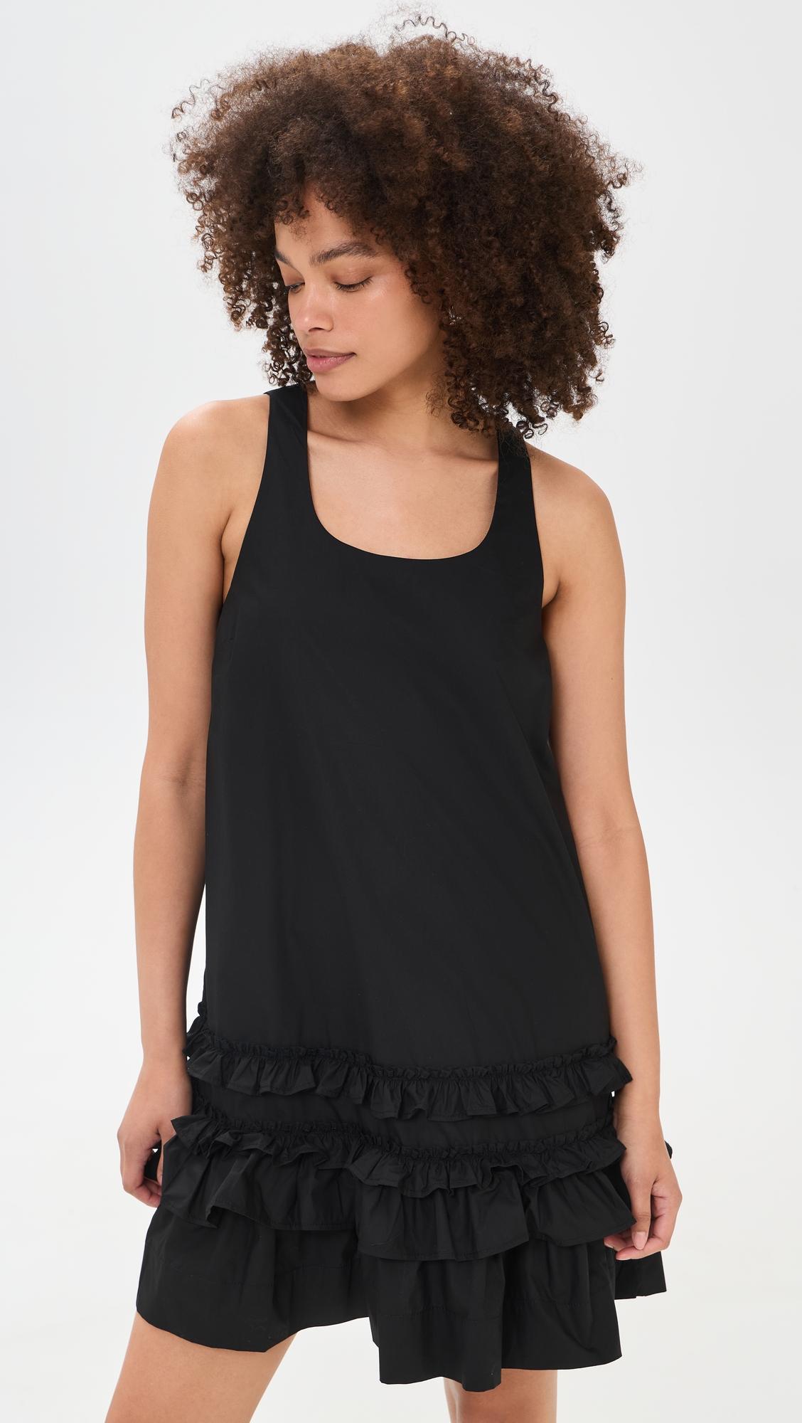 U Neck Mini Dress by GANNI