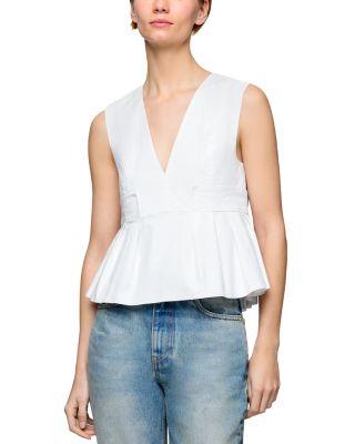 V Neck Top by GANNI