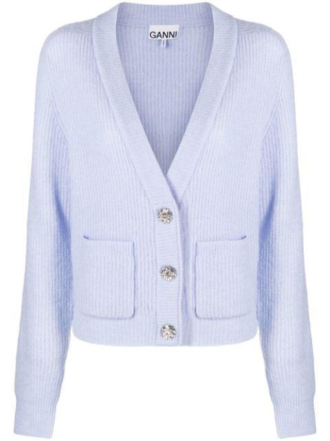 V-neck cardigan by GANNI