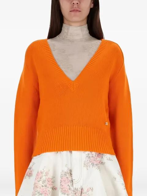 V-neck cashmere pullover by GANNI