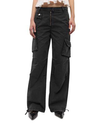 Washed Cotton Twill Pants by GANNI