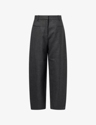 Wide-Leg Wool-Blend Suiting Trousers by GANNI