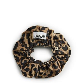 Women's Leopard Print Scrunchie by GANNI