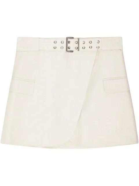 belted mini skirt by GANNI