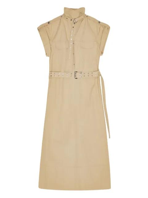 belted shirt dress by GANNI