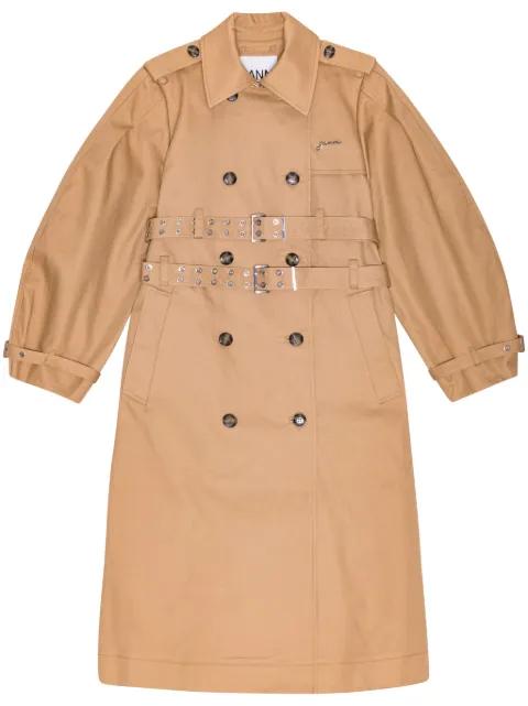 belted trench coat by GANNI