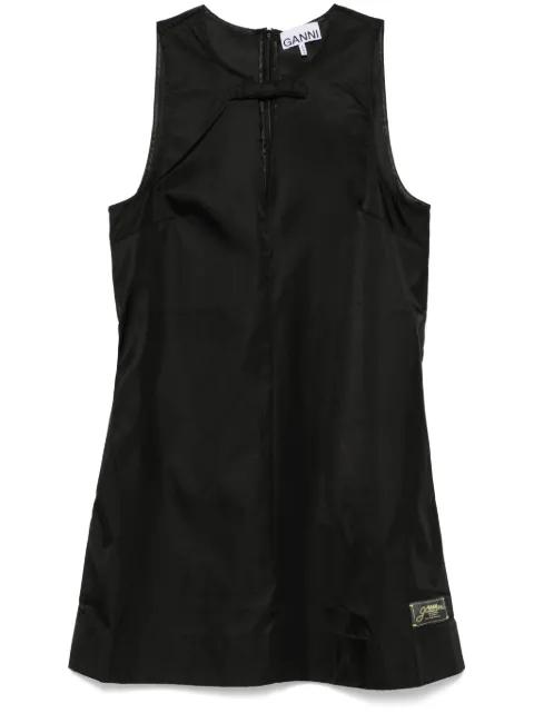bow-detail mini dress by GANNI