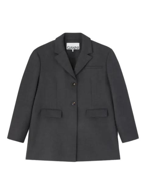 button-fastening blazer by GANNI