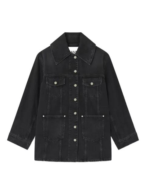 buttoned denim jacket by GANNI
