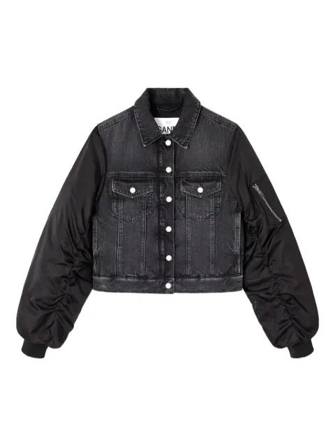buttoned denim jacket by GANNI