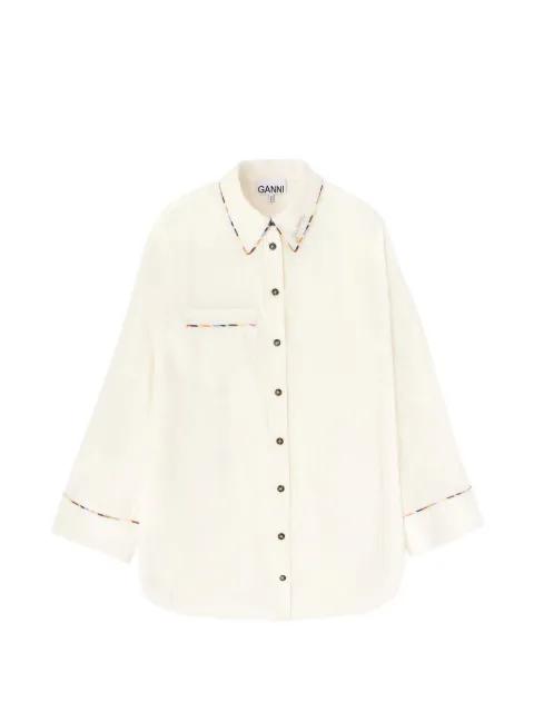 buttoned pocket shirt by GANNI