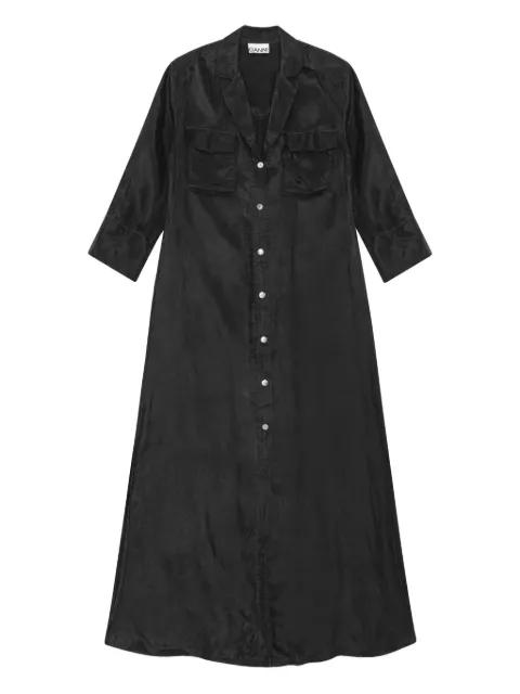buttoned shirt dress by GANNI