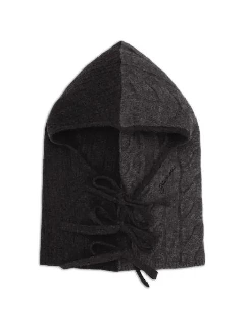 cable-knit balaclava by GANNI