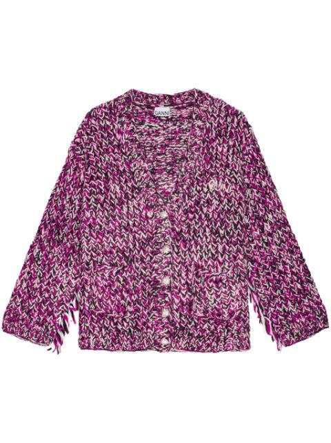 chunky-knit cardigan by GANNI