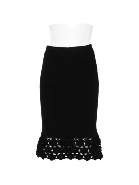 crochet midi skirt by GANNI