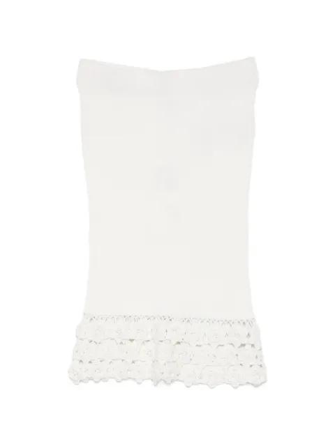 crochet ribbed skirt by GANNI