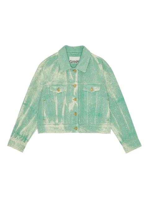 crystal-embellished jacket by GANNI