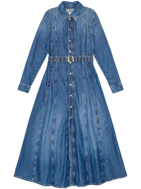 denim maxi dress by GANNI