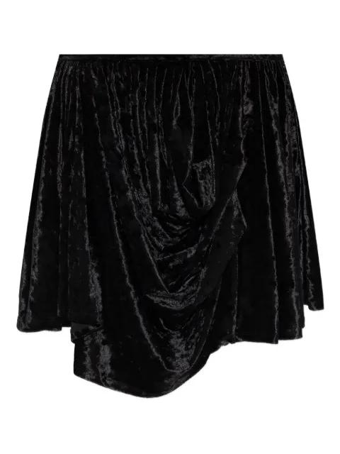 draped mini skirt by GANNI