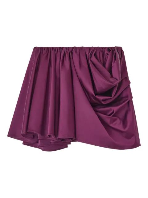 draped mini skirt by GANNI