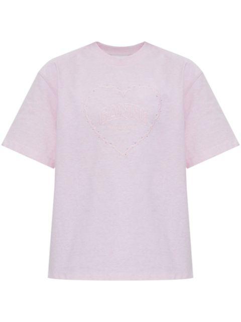 embroidered T-shirt by GANNI
