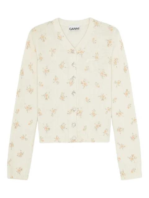 floral cardigan by GANNI