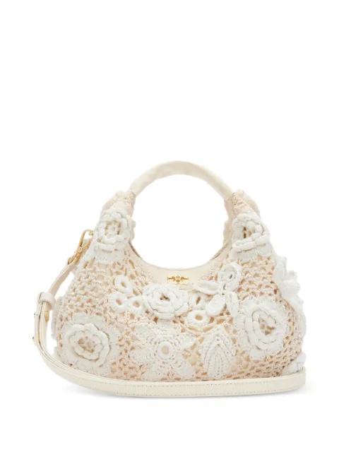 floral crochet mini bag by GANNI