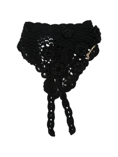 floral organic cotton hair accessory by GANNI