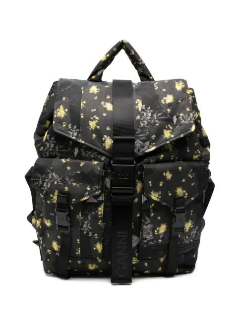 floral-print backpack by GANNI