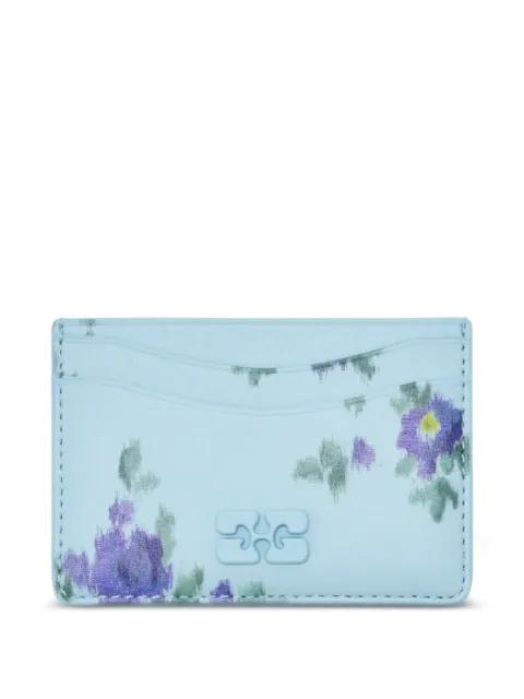 floral print cardholder by GANNI