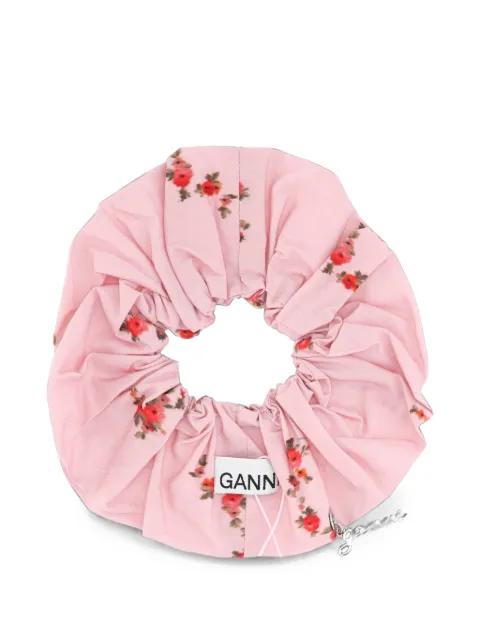 floral-print scrunchie by GANNI