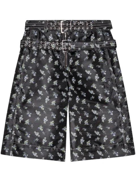 floral-print shorts by GANNI