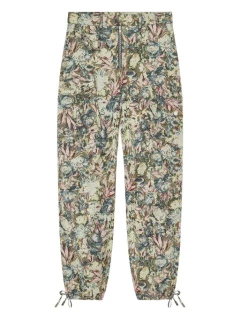 floral-print trousers by GANNI