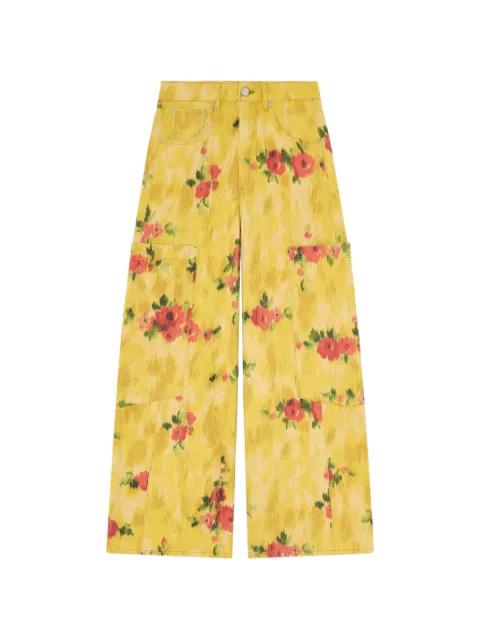 floral trousers by GANNI