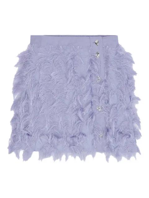 fringe mesh skirt by GANNI