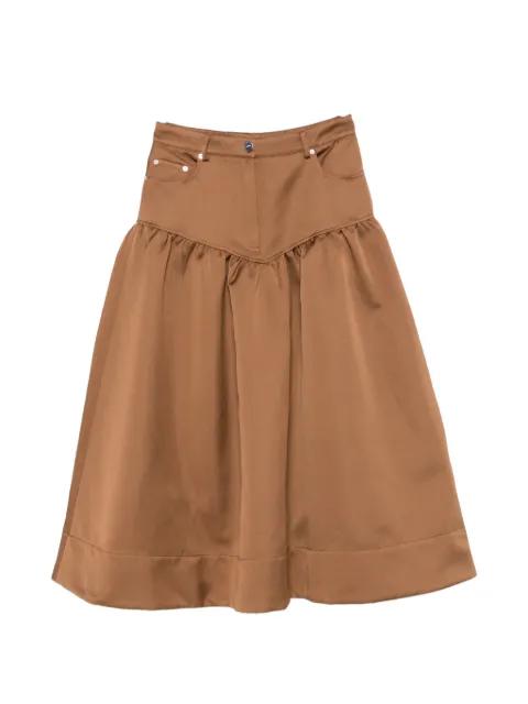 gathered yoke skirt by GANNI