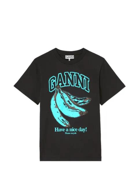 graphic-print T-shirt by GANNI