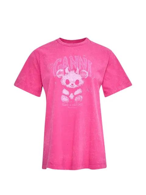graphic-print T-shirt by GANNI
