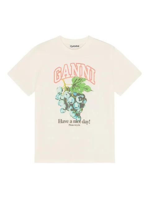 graphic-print T-shirt by GANNI