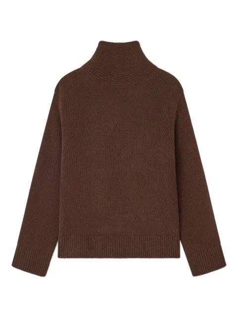 high-neck open-back pullover by GANNI