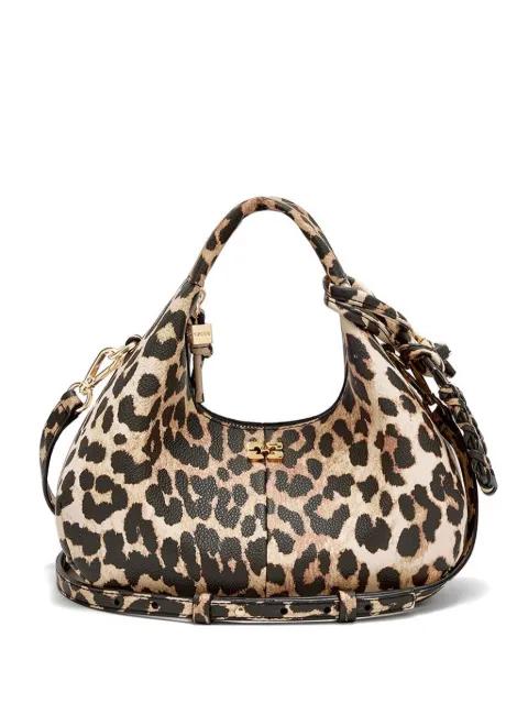 leopard-print tote bag by GANNI
