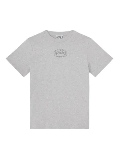 logo T-shirt by GANNI